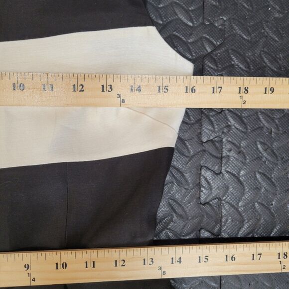 Kate Spade "Gayle Dress" Womens Size 2 Fit and Flare Sleeveless Black Cream NWT - Picture 8 of 10